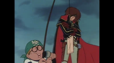 capitan harlock epi 14 La lapide ai piedi della sfinge